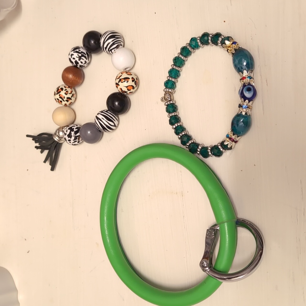 3 assorted bracelets